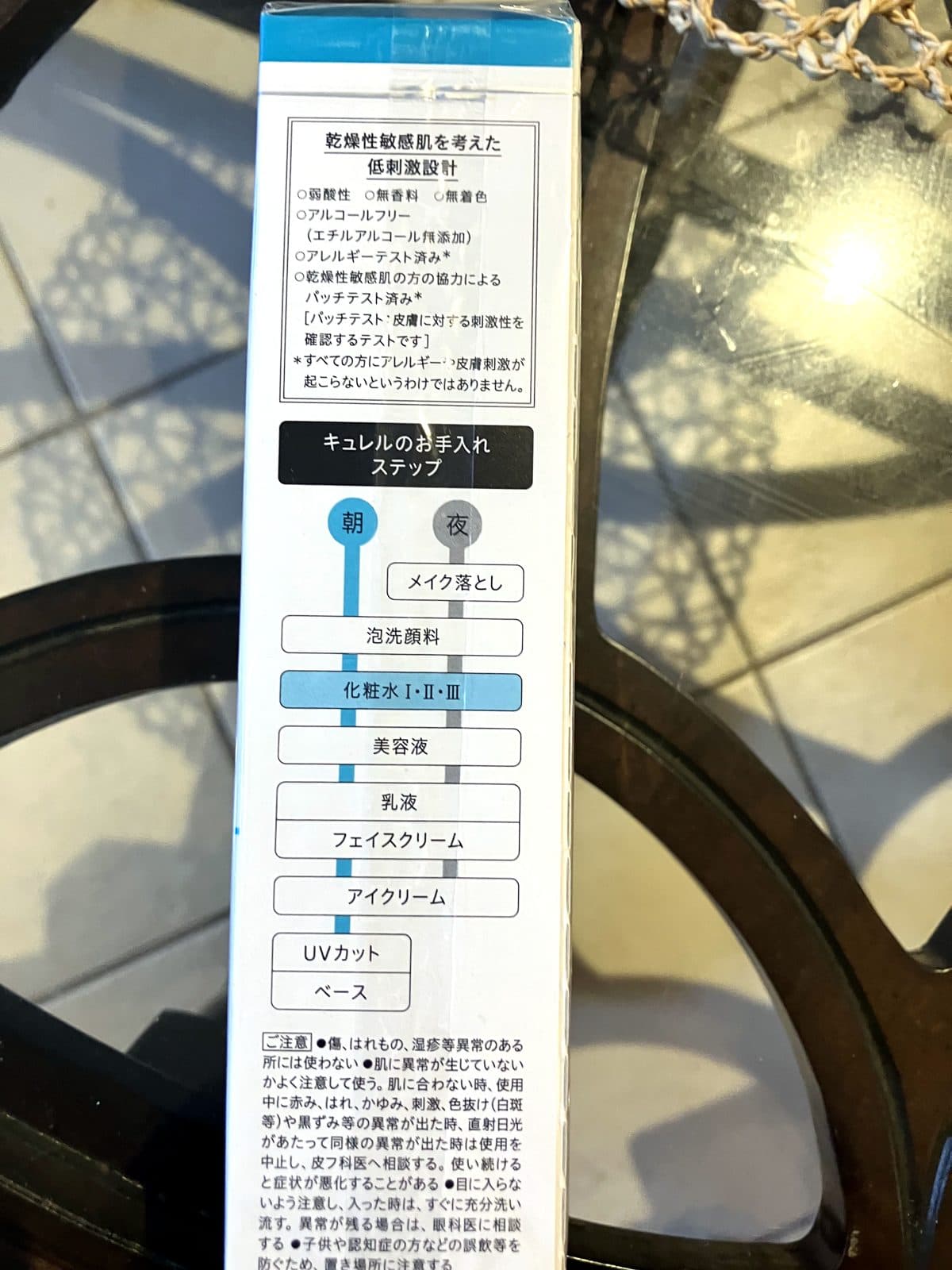 キュレル 潤浸保湿 化粧水II パッケージ