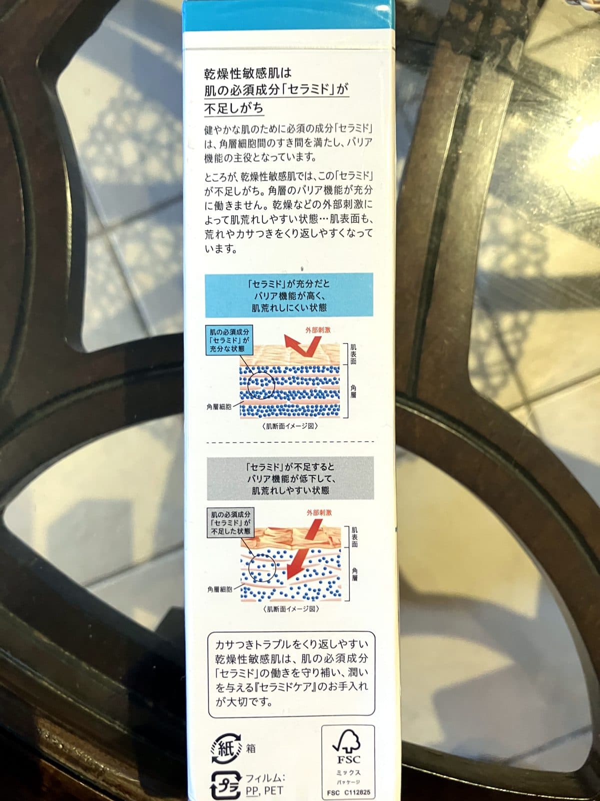 キュレル 潤浸保湿 化粧水II パッケージ