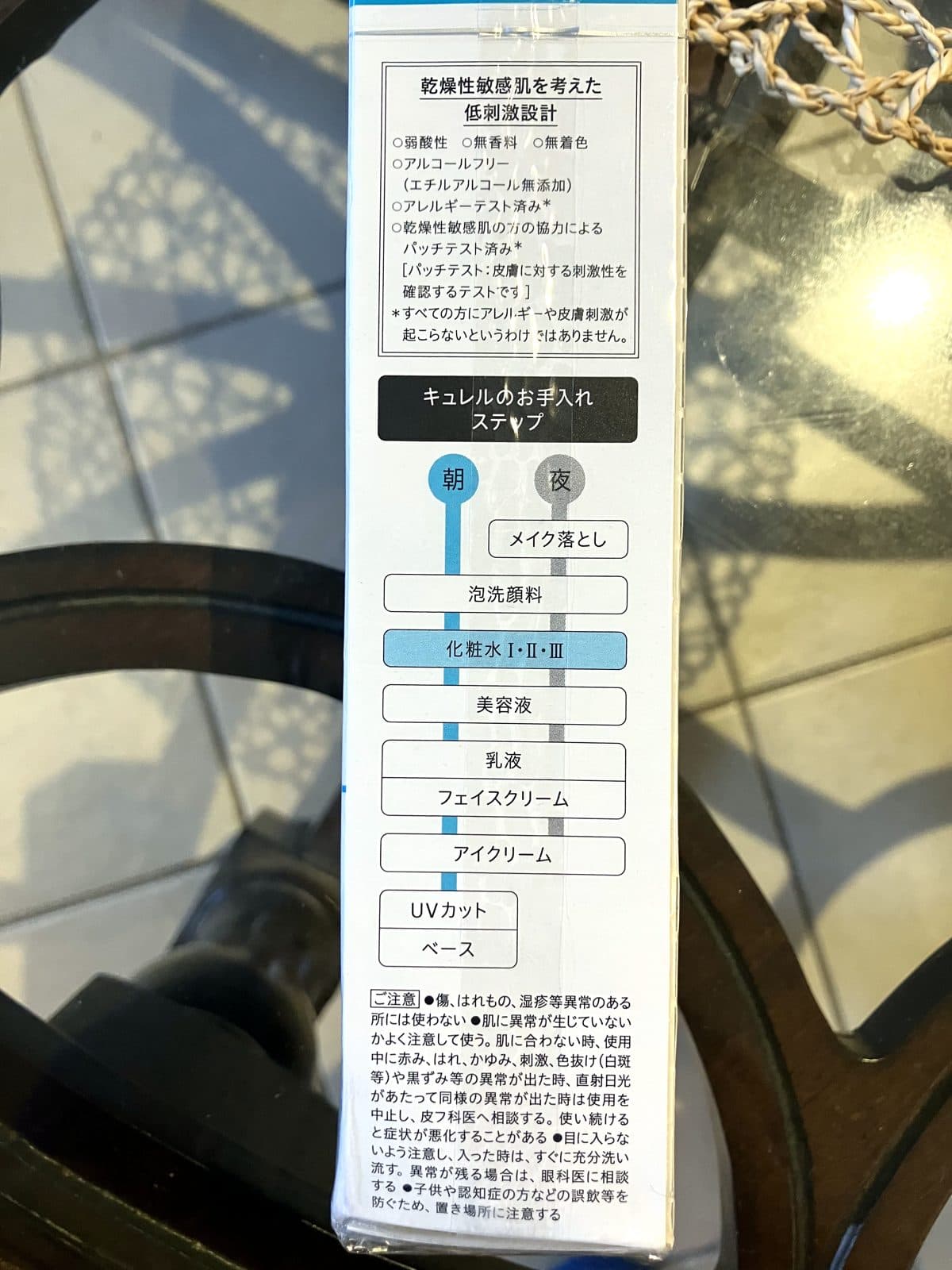 キュレル 潤浸保湿 化粧水III パッケージ